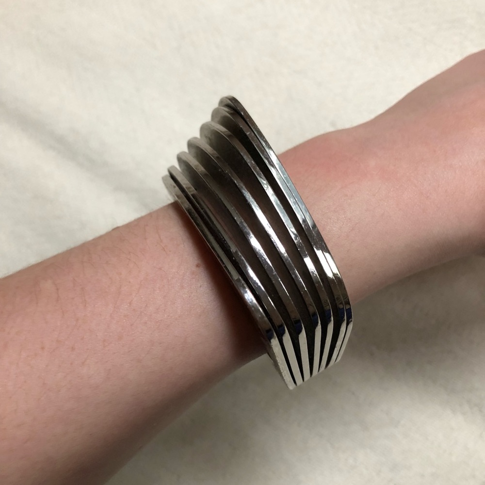 Vita Fede Silver Layered Cuff